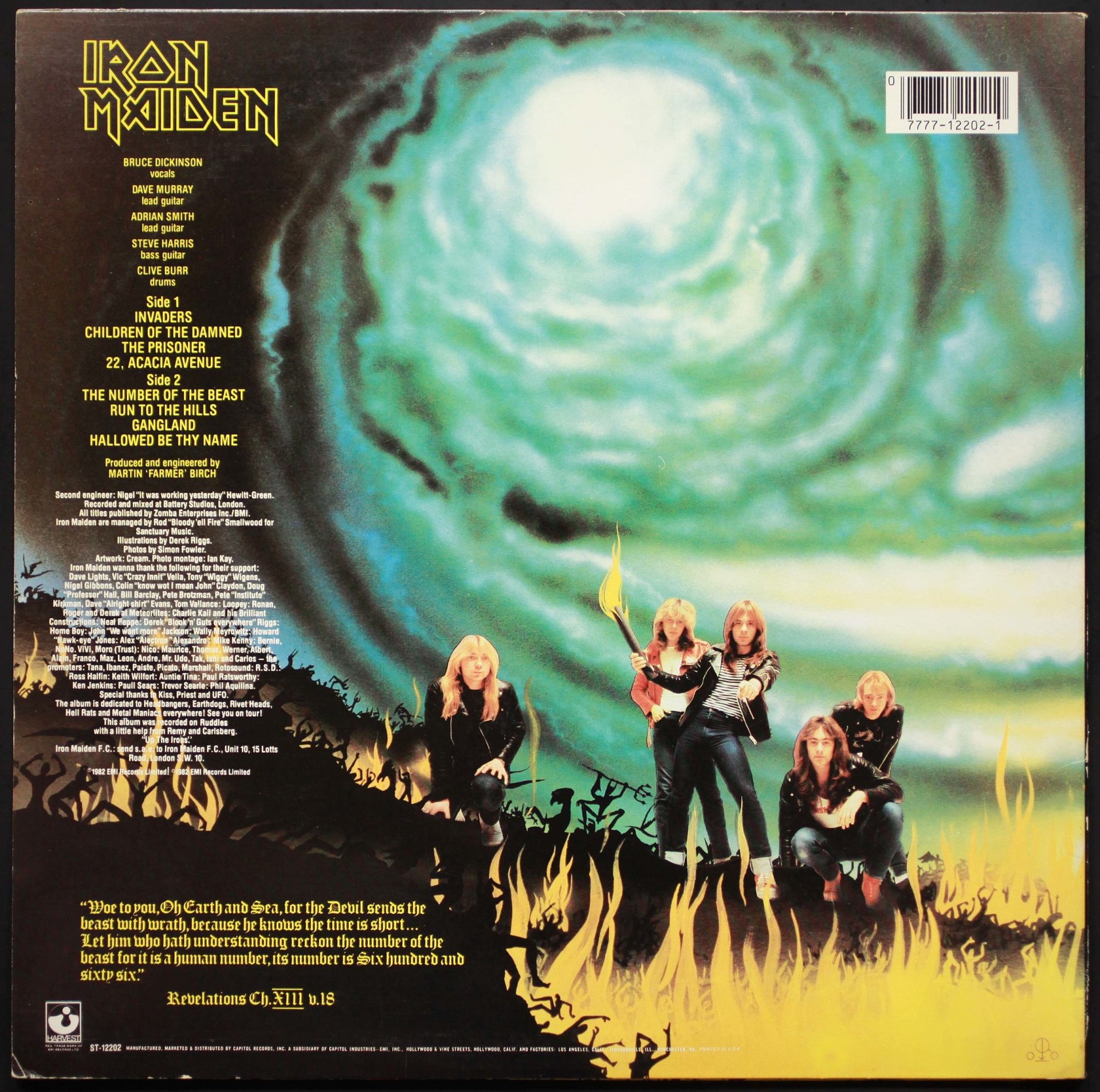 s*a様 IRON MAIDEN/ THE NUMBER OF THE BEAS Iron Maiden - The Number of the Beast - Amazon.com Music